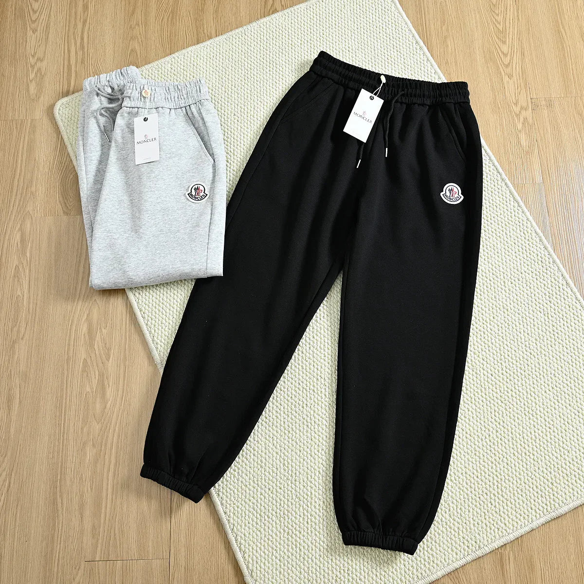 Casual Appliquéd Sweatpants - Cotton-Blend Jersey for All-Day Comfort - WEUXS
