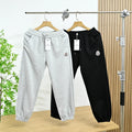 Casual Appliquéd Sweatpants - Cotton-Blend Jersey for All-Day Comfort - WEUXS