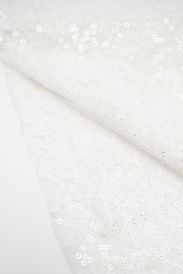 Kamiyah White Mesh Midi Dress - WEUXS