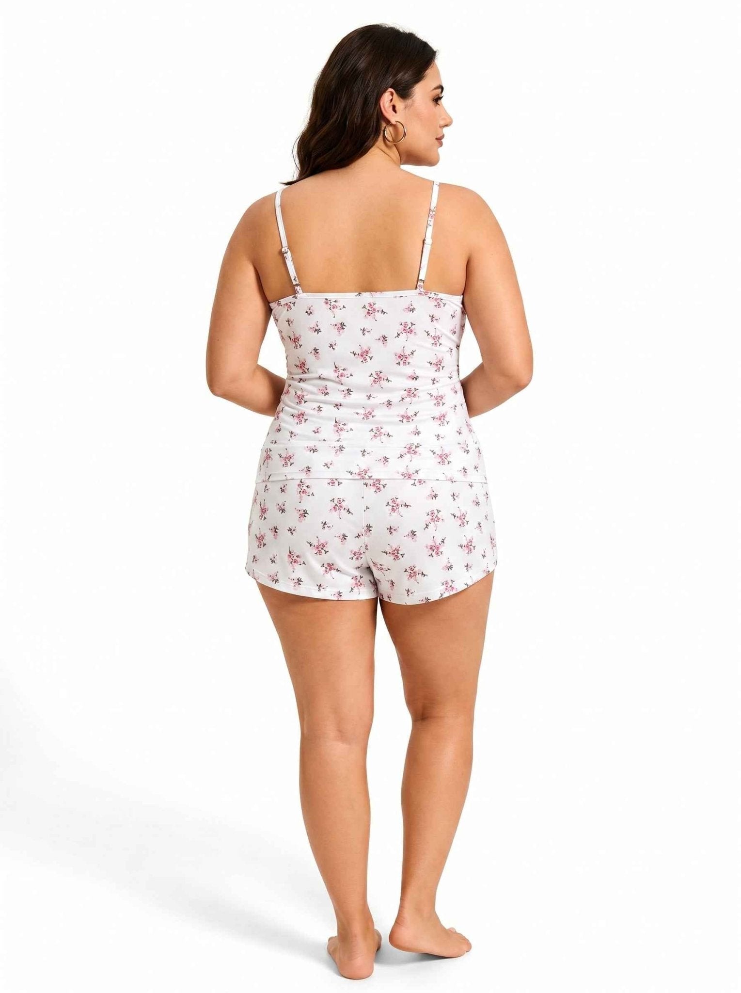 Lace Trimmed Pajama Set - WEUXS