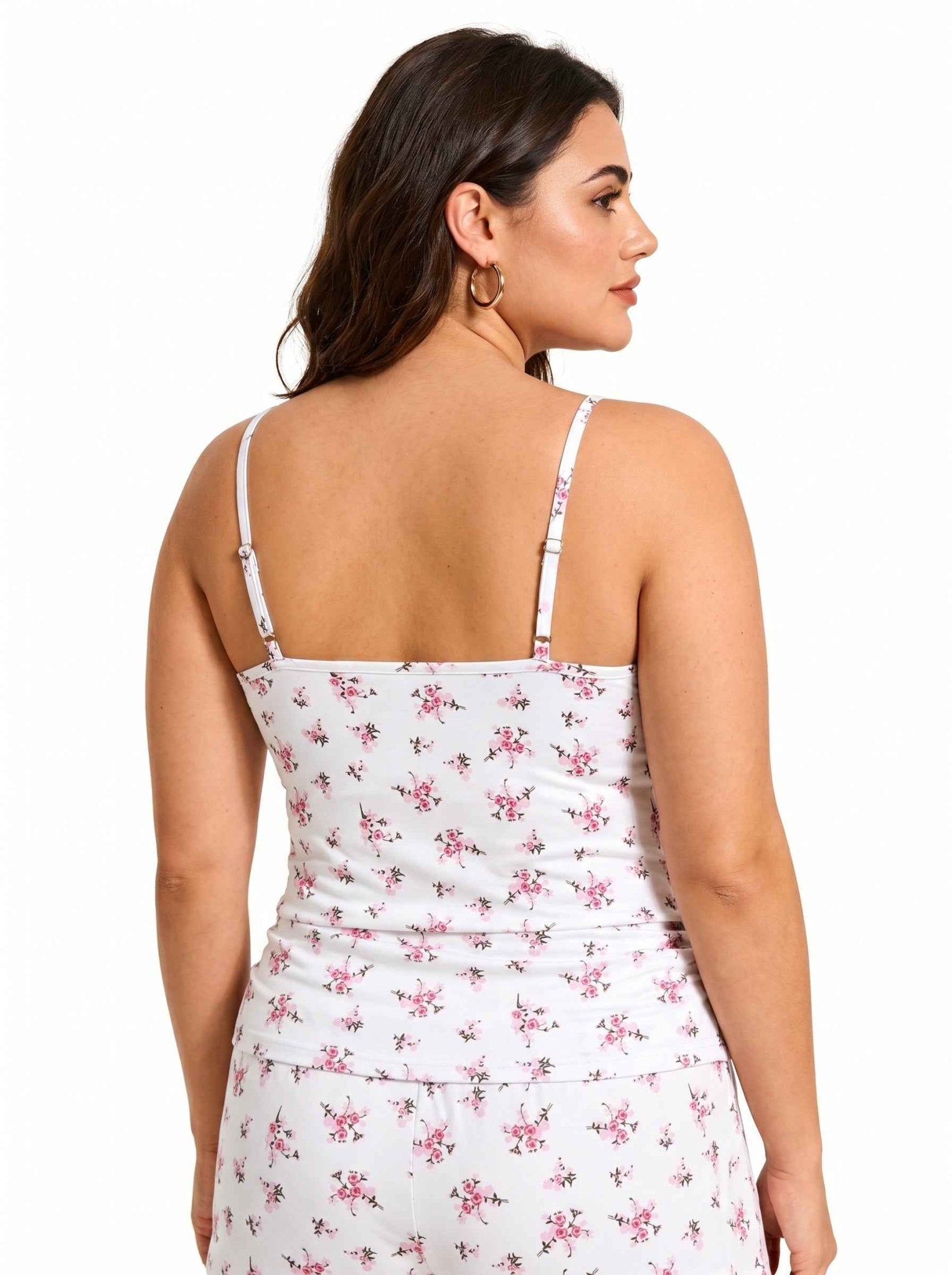 Lace Trimmed Pajama Set - WEUXS
