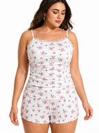 Lace Trimmed Pajama Set - WEUXS