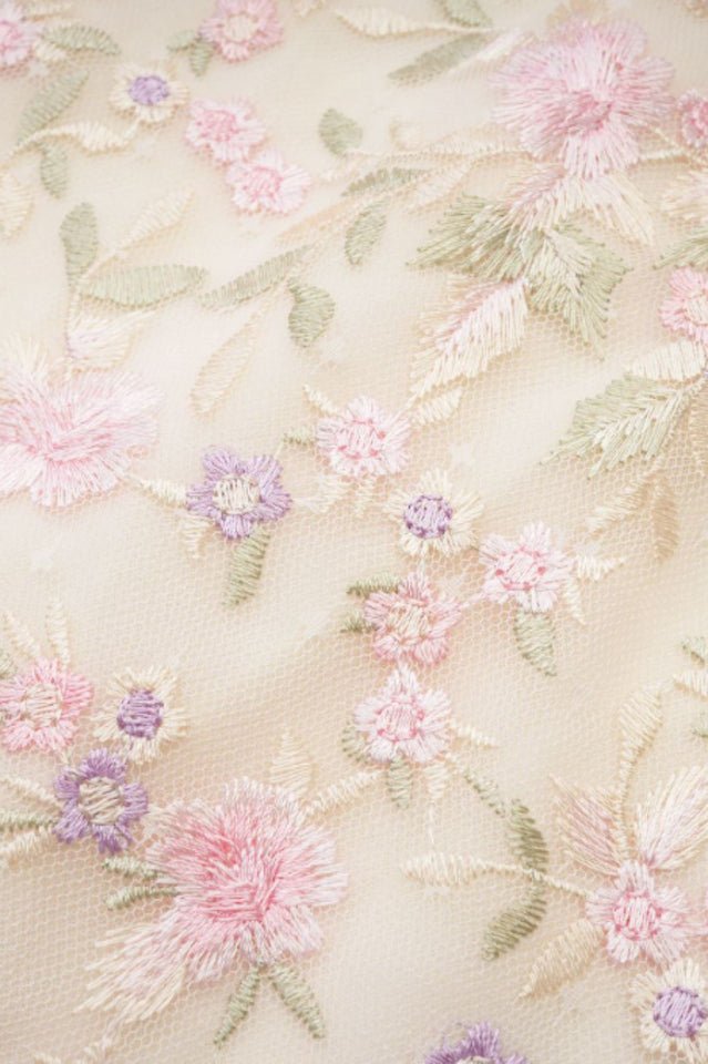 Lavish Embroidered Tulle Maxi Dress - WEUXS