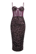 Layla Sequin Corset Dress - WEUXS
