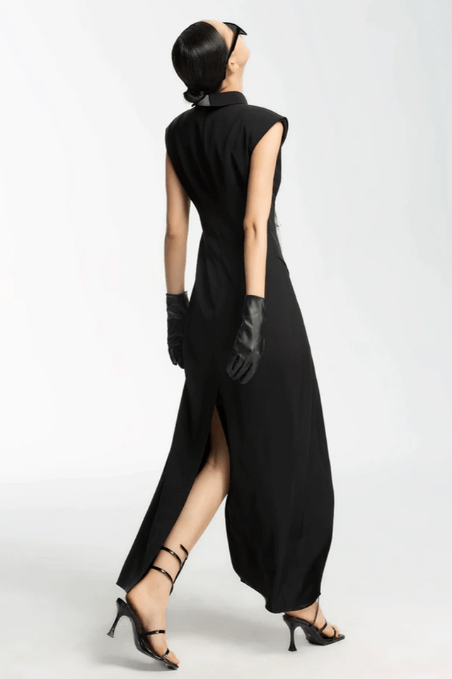 Liberty Midi Dress With Tie Detail - WEUXS