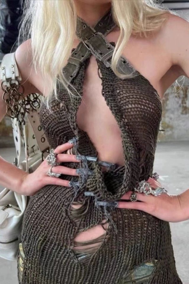 Lithium Knit Mini Dress - WEUXS