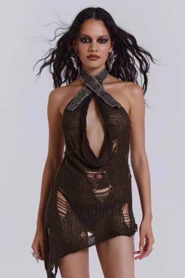 Lithium Knit Mini Dress - WEUXS