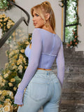 Mesh Corset Top - View 14 | WEUXS
