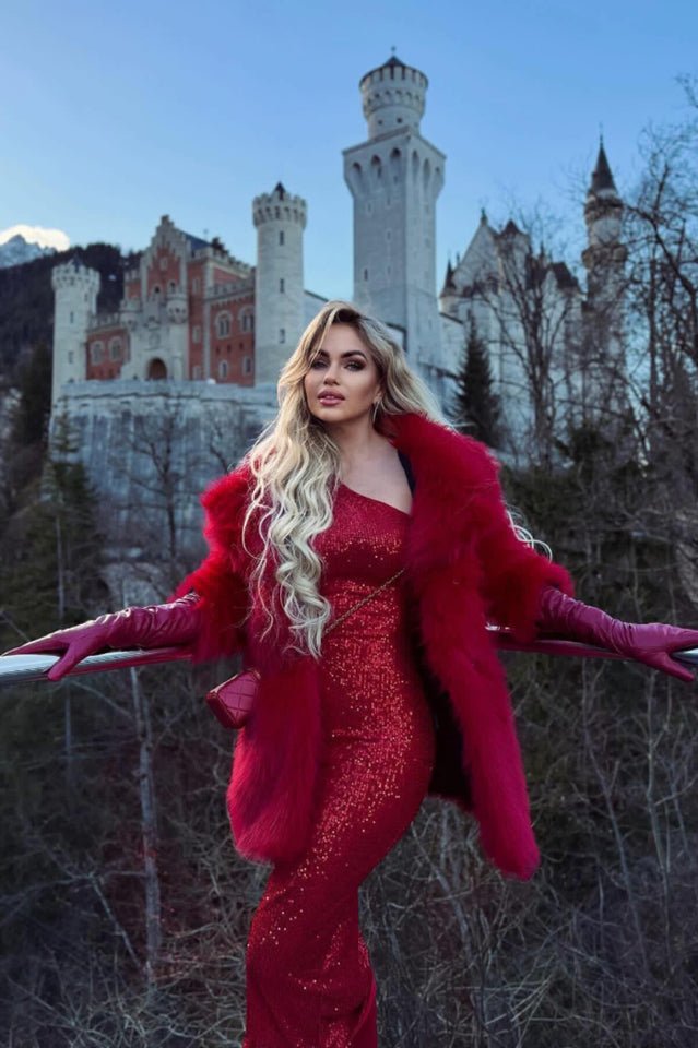 Loretta Sequin Midi Dress - WEUXS