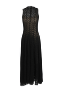 Lucas Black Lace Sleeveless Dress - WEUXS