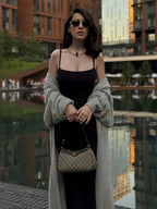 Luxe Faux Mink Maxi Cardigan - View 7 | WEUXS