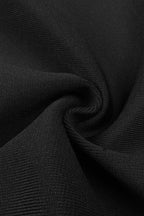 Asymmetrical Neck Midi Dress - View 8 | WEUXS