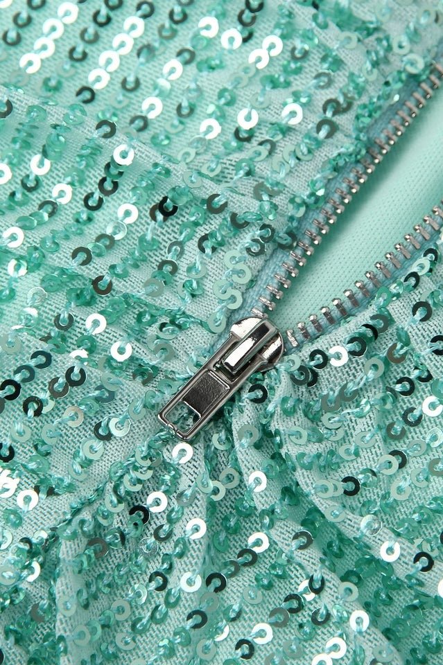 Natalie Sequin Homecoming Dress - WEUXS