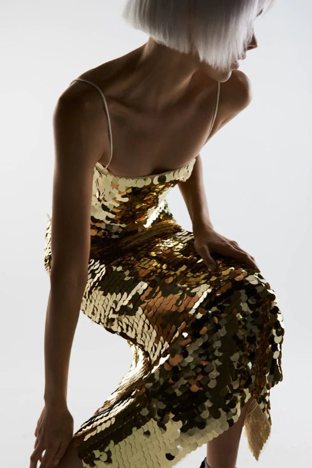Phoenix Sequin Slip Dress - WEUXS