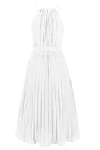 Halter Neck Tie Waist Midi Dress - View 24 | WEUXS