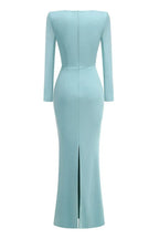 Pleated Sweetheart Bodycon Maxi Dress - WEUXS