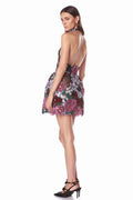 Polasa Sequins Flower Mini Dress - WEUXS