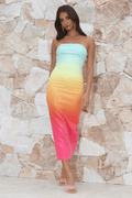 Regina Multicolored Sequin Bodycon Dress - WEUXS
