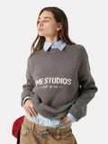 EMESTUDIOS Graphic Knit Sweater - View 9 | WEUXS