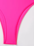 High cut one piece swimsuit - View 8 | WEUXS