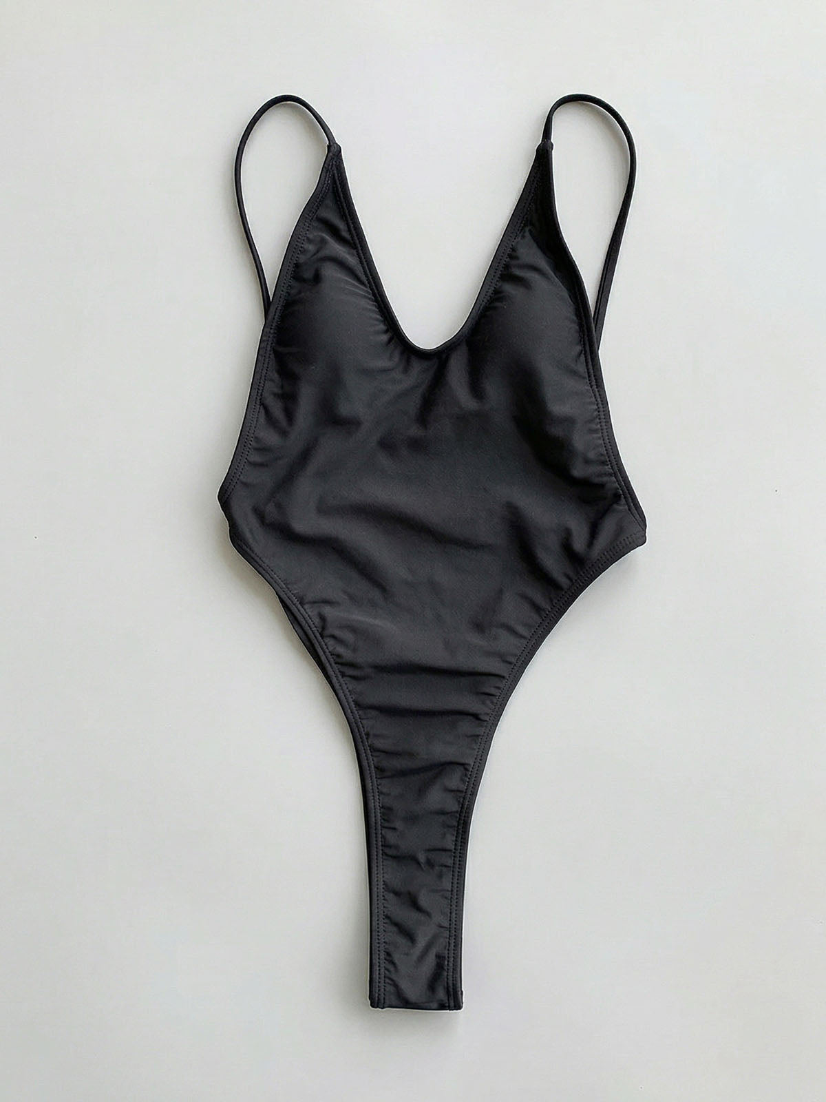 High Cut One Piece Swimsuit - View 6 | WEUXS