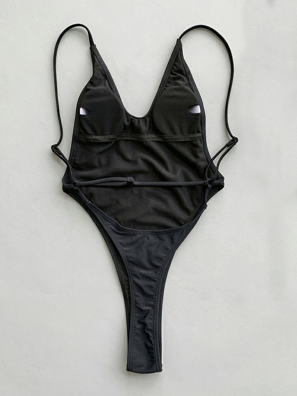 High Cut One Piece Swimsuit - View 7 | WEUXS