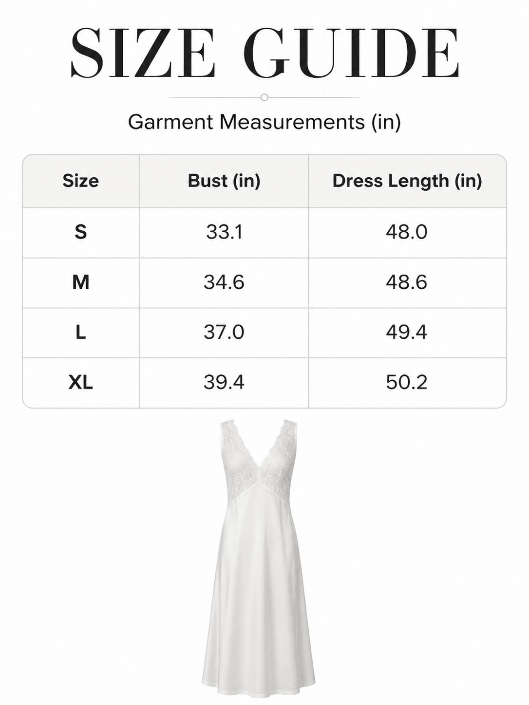 Silk-Like Nightgown Long Dress - WEUXS
