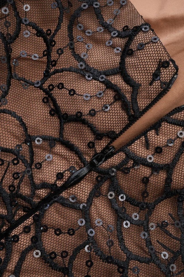 Sleeveless Sweetheart Tulle Lace Maxi Dress - WEUXS