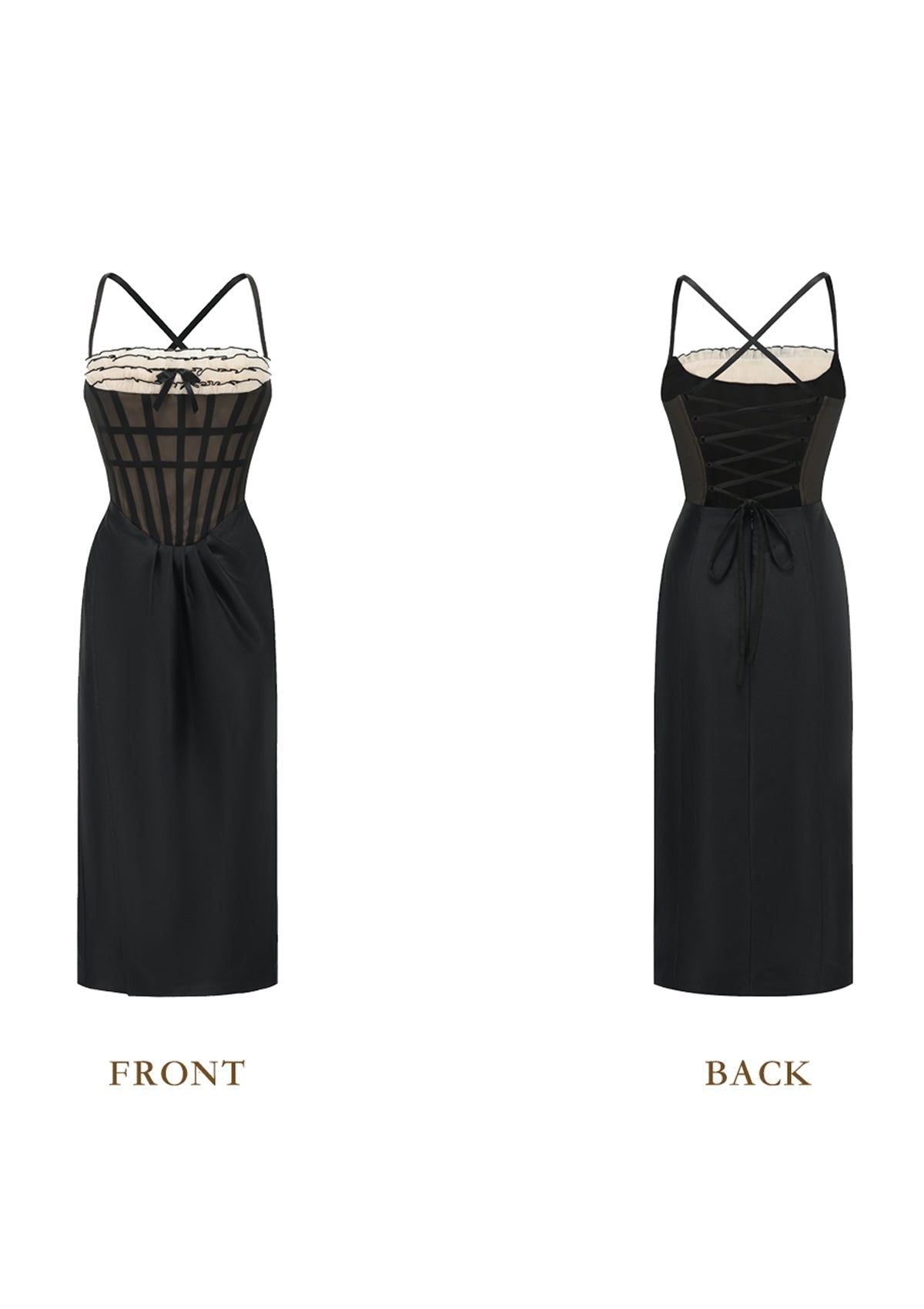 Structured Corset Dress Secondary image