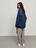 Ultimate Oversized Fleece Crew Neck Sweatshirt - WEUXS