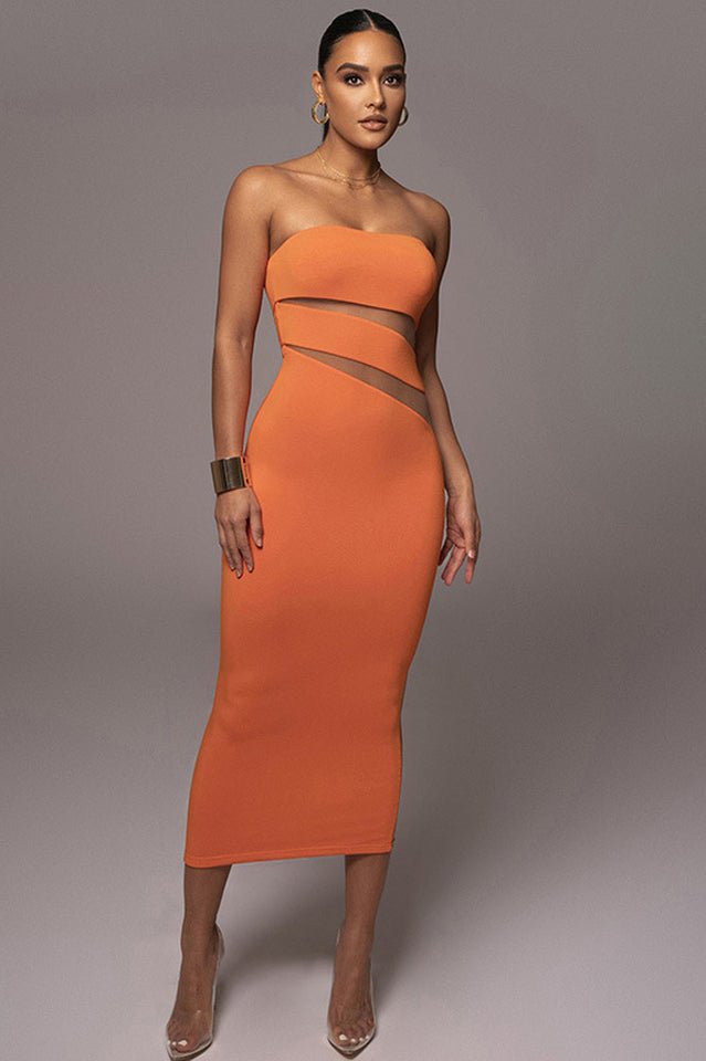 Unpredictable Midi Dress - WEUXS