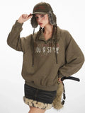 Mock neck graphic sweatshirt - View 6 | WEUXS