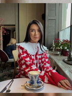 Whimsical Sheep Jacquard Knit Sweater - WEUXS