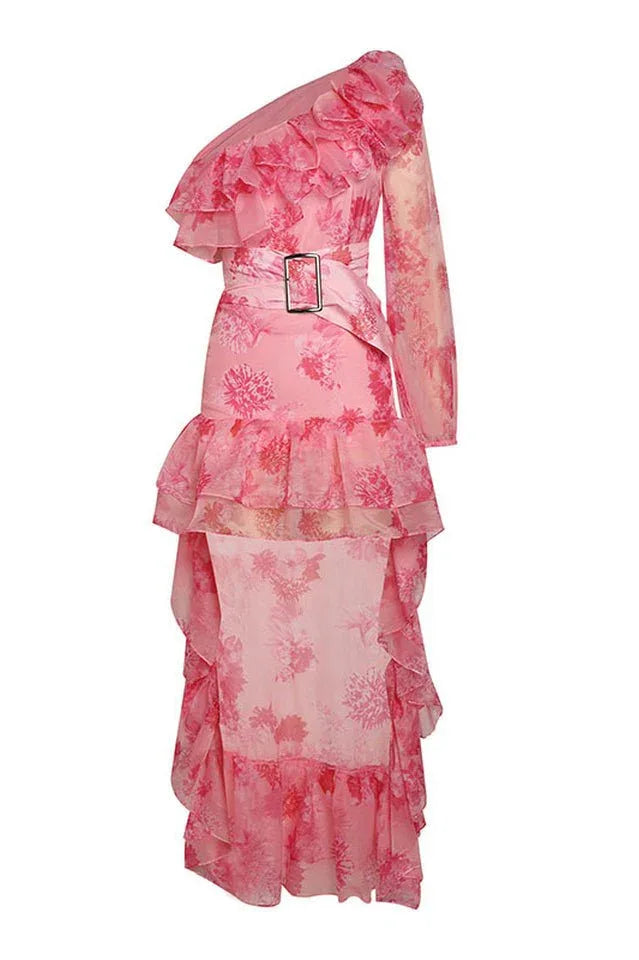 Whirlwind floral print midi dress - View 7 | WEUXS