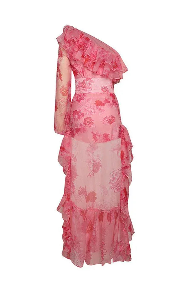 Whirlwind floral print midi dress - View 8 | WEUXS