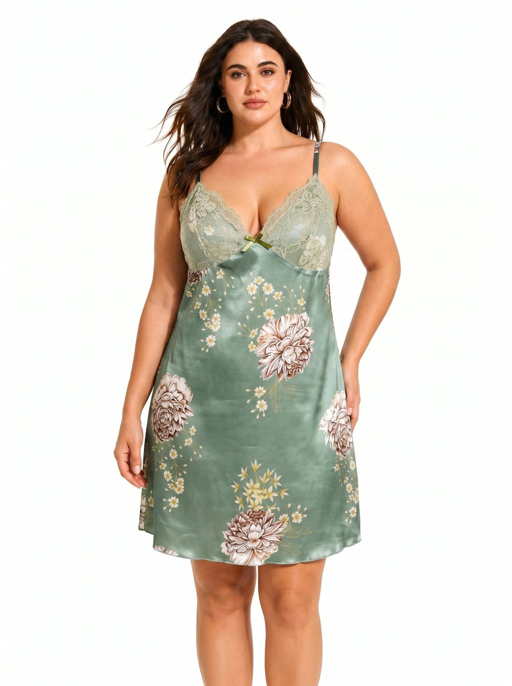Women's Satin Slip Dress - WEUXS